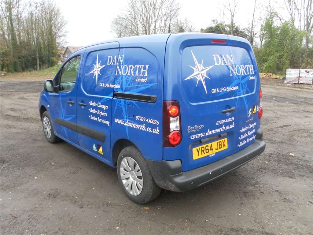 basic simple Van vehicle livery graphics sign writing Gallery Image