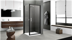 Zephyros Pivot Door in Black Gallery Thumbnail