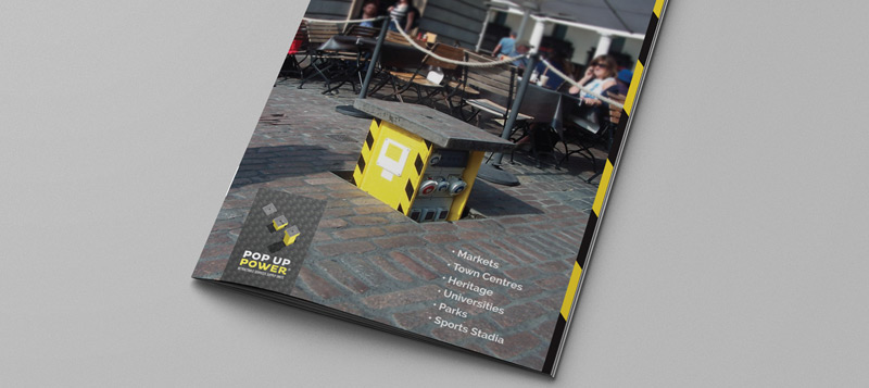 Request a copy of our brochure today - it contains information on our Pop Up Power Units, Flip Lid Units and Power Bollards Gallery Image