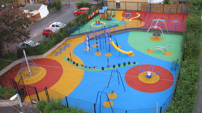 Colourful Safety Surfacing Design Gallery Image