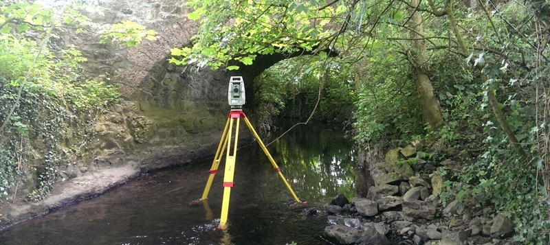 Robotic total station river survey Gallery Image