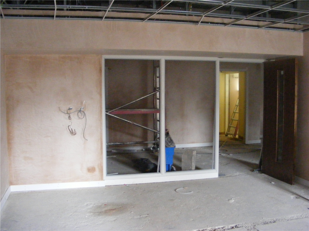 Glass Partitions under construction at Holiday Inn Express Preston South Gallery Image