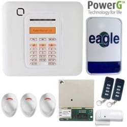 Visonic Powermaster 10 wireless alarm with Powerlink3 IP module, fully installed Gallery Image