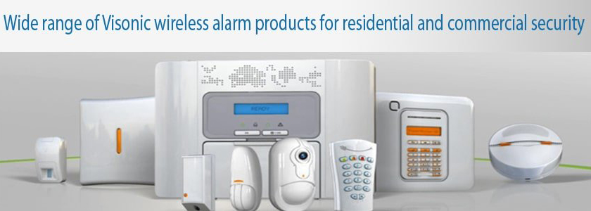 Visonic wireless security systems. Gallery Image