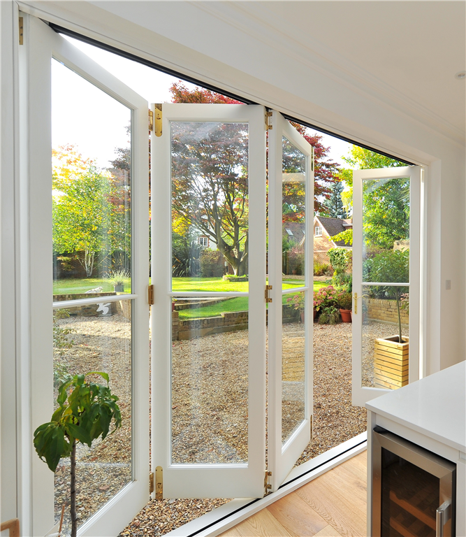 Timber bi-fold door Gallery Image