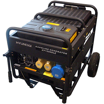 Hyundai HY12000LE E/S Petrol Generator Gallery Image