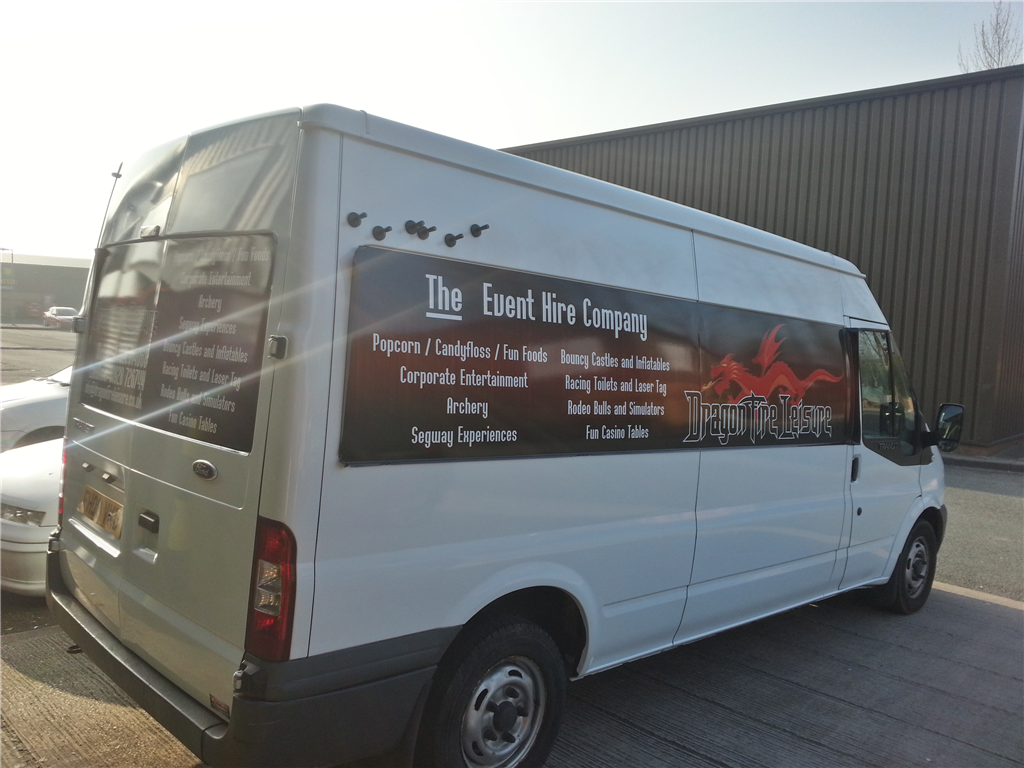 Van graphics to increase advertisement opportunity. Gallery Image