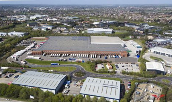 Aldi's distribution centre in Essex, from our drone Gallery Image