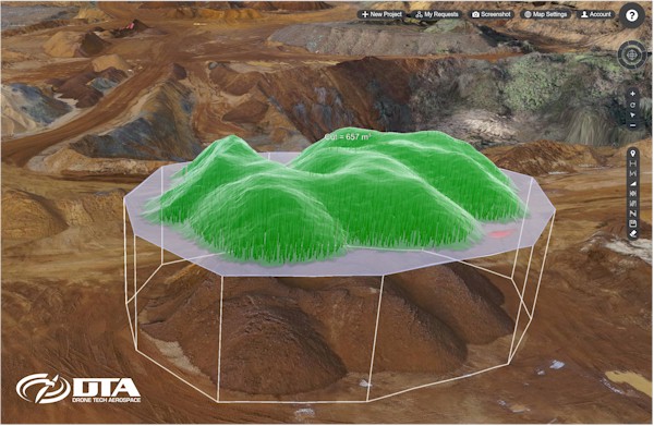 Drone Stockpile Volume Surveys & Calculations - Drone Tech Aerospace Gallery Image