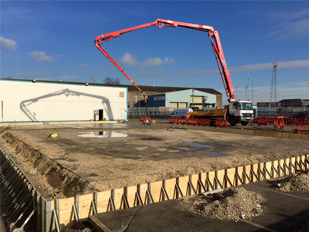 600mm brackets for industrial building base slab and beam Gallery Image