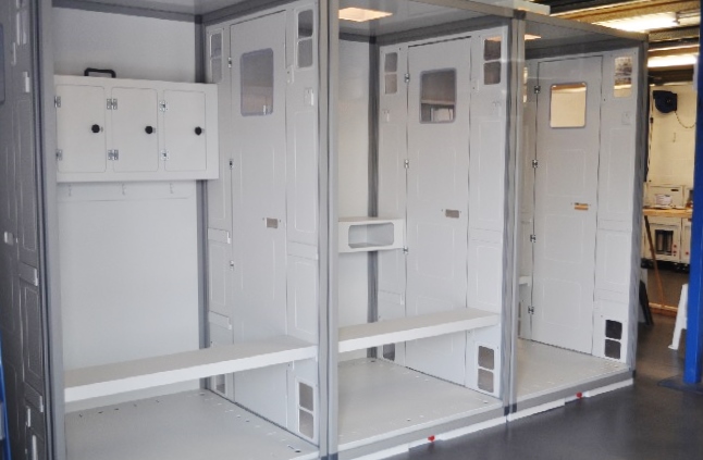 Envirogard Hires Astrocab Modular Decontamination Showers Gallery Image