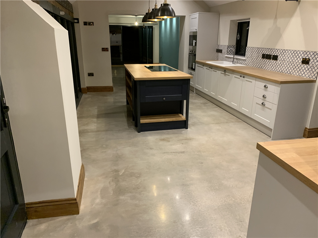 Polished concrete Telford - Silver grey colour  Gallery Image