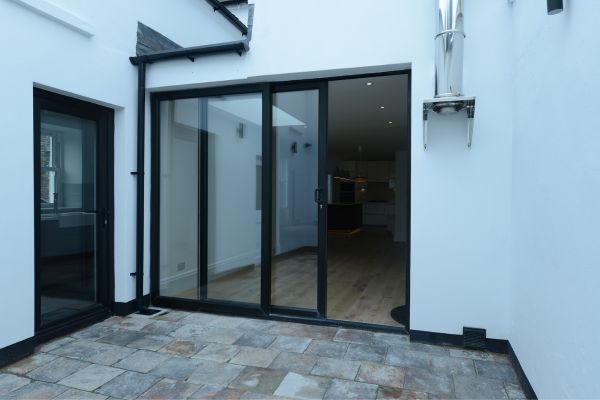 Black uPVC sliding patio doors Gallery Image