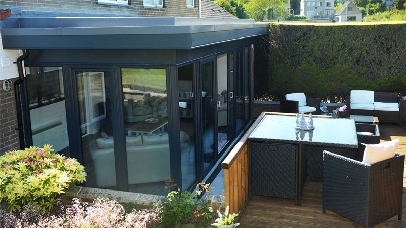 Modern sunroom extension Gallery Image