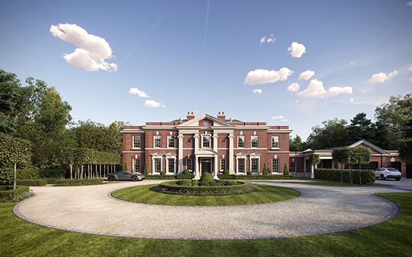 ©ArcMedia - Architectural Visualisation - Property Marketing CGI - Wentworth Estate new build residence Gallery Image