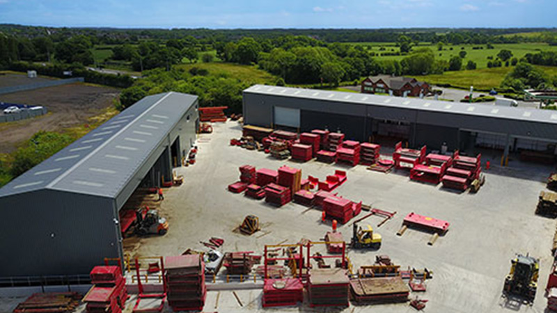 Our strategically located depots are able to provide Shoring, Structural and Lifting & Safety support. Gallery Image