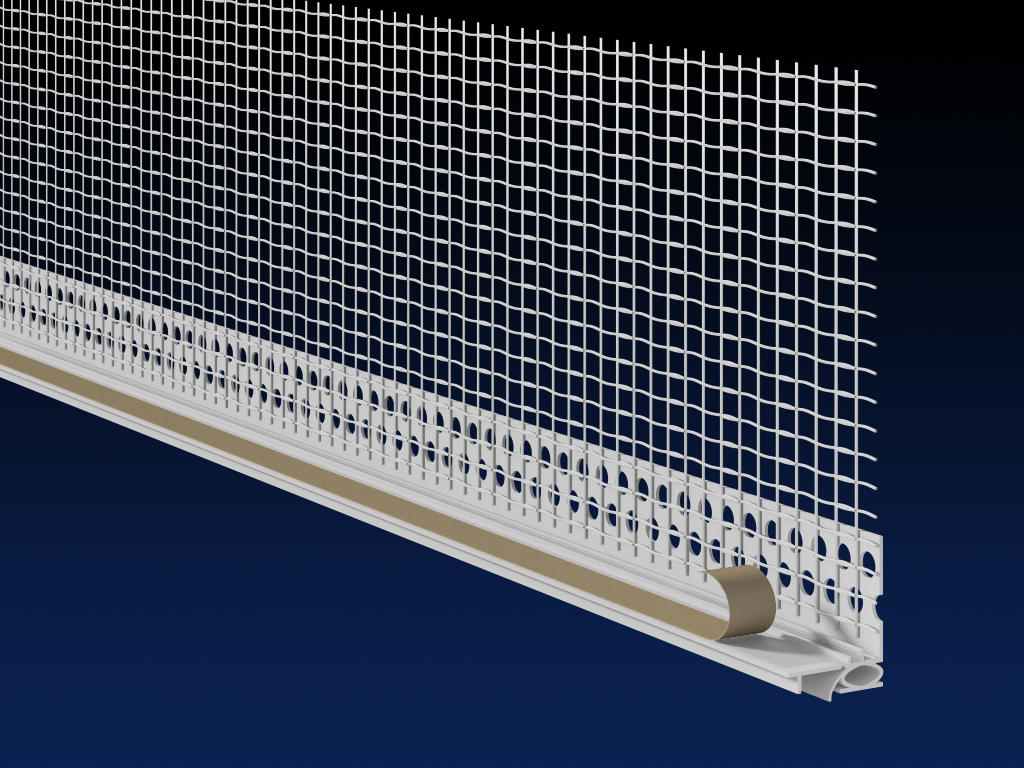 Renderplas PVC EWI 6mm super thermal reveal mesh bead, RBT6MESH Gallery Image