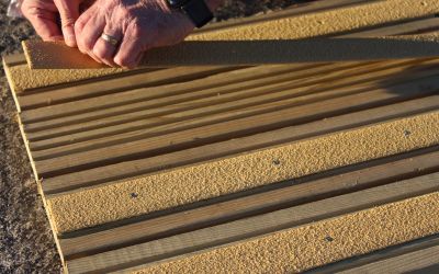 Gripdex retro fit decking anti-slip Inserts  Gallery Image