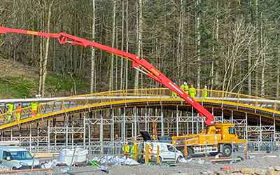 Pooley Bridge, England. 
Betts Construction use EFCO E-Z DECK System.  Gallery Image