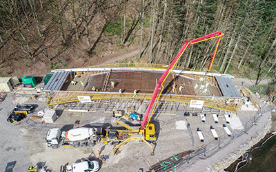 Pooley Bridge, England. 
Betts Construction use EFCO products for construction of Bridge. Gallery Image