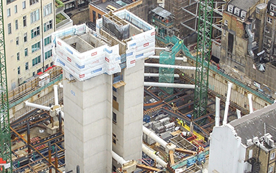 Soho Estates Development, London, England.
Realtime Civil Engineering partner with EFCO using jump systems forming the left and stair shafts. Gallery Image