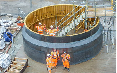 Hinkley C, Nuclear Station, United Kingdom.
Klinbridge Construction partner with EFCO UK to provide over 2,200m²/300 tonnes of PLATE GIRDER, REDI-RADIUS and SUPER STUD forms for the project. Gallery Image