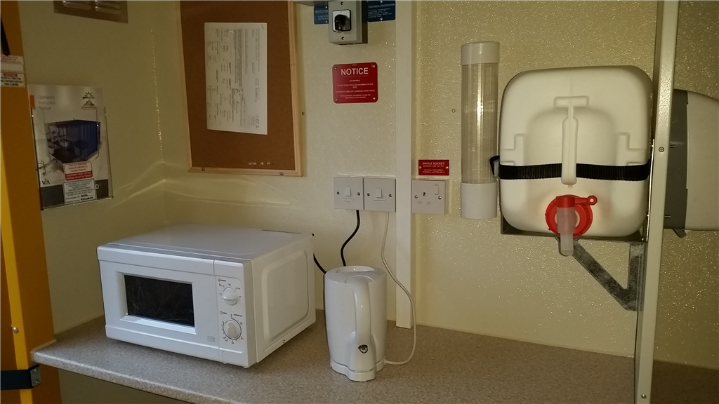 Example of kitchen area in one of our welfare units Gallery Image