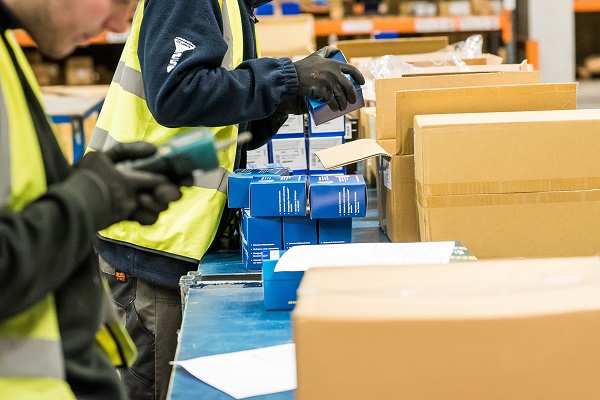 Inside the bonded warehouse and distribution centre in Cheshire of ISO 9001: 2015 certified Rapierstar, where more than one billion Rapierstar branded fasteners are held in stock at any time. Gallery Image